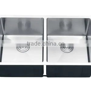 Undermount Stainless Steel Double Bowl Kitchen Sink Made in China thumbnail-2