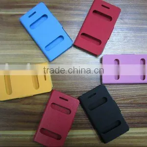 Visible Window Flip PU Leather Case for Iphone 5S/5C thumbnail-1