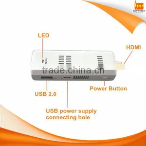 Portable Win 10 TF Card Slot USB Port X86 TV Stick Mini pc Dongle thumbnail-1