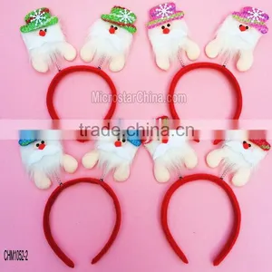 EBay Hot Sale Happy Christmas Party Photo Booth Props Decorations Light Santa Elastic Headband thumbnail-2