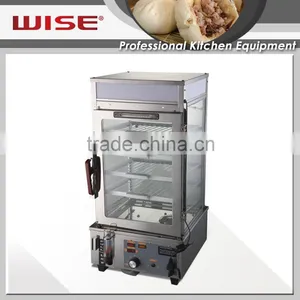 Commercial Square Stainless Steel Electric Food Steamer Display Cabinet Mechanical Type thumbnail-1