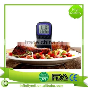 Best Selling Digital Thermometer for Oven Digital Lcd Display Probe Food Thermometer Timer Cooking Kitchen BBQ Meat thumbnail-6