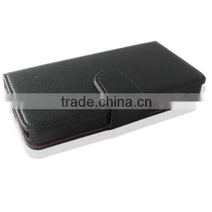 Classic Black PU Leather Stand Case Cover Screen Protector Bumper Case for Blackberry thumbnail-3