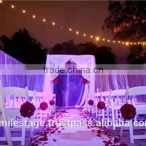 Adjustable Wedding Backdrop Pipe and Drape thumbnail-1