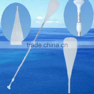 SUP Stand Up Paddle With Plastic Blade / Wooden Surface thumbnail-1