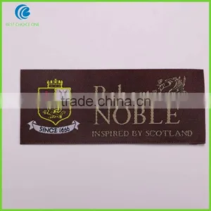 Fashion Custom Woven Personalized Sewing Cotton Washable Fabric Label thumbnail-2