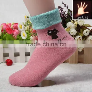 2015 New South Kitten Thickened Terry Socks Manufacturers Cotton Socks Cute Compression Socks thumbnail-1