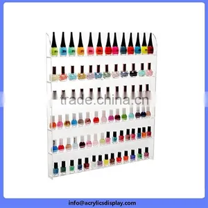 Cheap Price Custom Hot Sale Promotion Nice Acrylic Nail Polish Display Shelf thumbnail-4