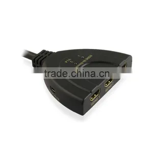 Hot Video Player 4kx2k 3 Ports Bi-direction Hdmi Switch Splitter With Pigtail Cable thumbnail-2