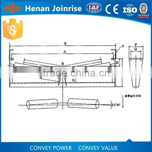 Heavy Duty Belt Conveyor Carrying Idler in Botswana thumbnail-6