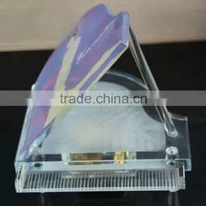 Exquisite Glass Piano Crystal Music Box thumbnail-1