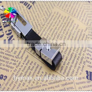 Famous Car Logo Double Loop Metal Custom Keychain for Gift thumbnail-4