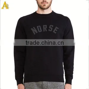 Cheap Plain Black Hooded Sweatshirts for Men and Women thumbnail-1