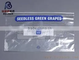 Various Styles Printed Customized LOGO 4 Side Seal Clear/transparent Red Slider Zipper NY Materialbag With Hole thumbnail-1