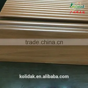 V Shape PVC Wood Grain Profile Plastic Extrusions thumbnail-2