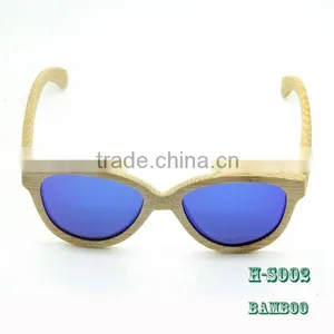 2016 Wood Designer Bamboo Sunglasses With Polarized Lens thumbnail-2