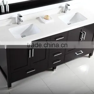 USA Modern Bathroom Vanity Series With Quartz Top thumbnail-5
