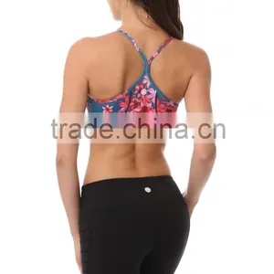 Custom Design Yoga Bra Gym Fitness Clothing Sexy Women and Ladies Sports Bra Wholesale thumbnail-2