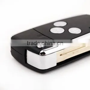 3 Button Flip Remote Folding Key Shell Case thumbnail-4