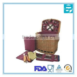 Stainless Steel Family Picnic Purse With Basket thumbnail-1