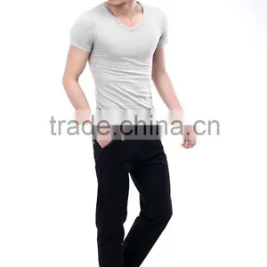 Chinese Factory Bulk Plain White T-shirts Cheap Plain White T-shirts thumbnail-2