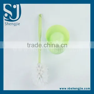Trade Assurance Cleaning Plastic Toilet Brush With the Same Color Holder thumbnail-3