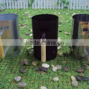 High Quality Bbq Charcoal Chimney Starter With Wood Handle thumbnail-1