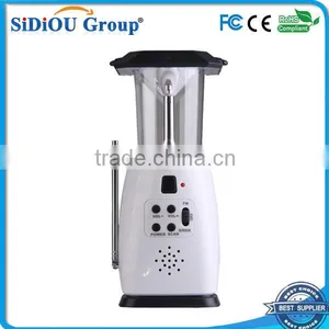 Super Bright White Led Camping Solar Lantern Radio thumbnail-1