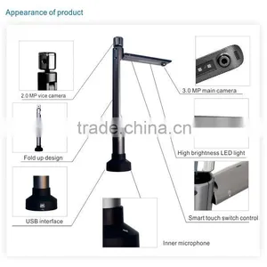 3D Object Scanner 5 MP Mini Portable a4 Scanner thumbnail-1