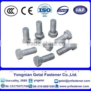 Hot Dip Galvanized Hexagon Bolts DIN 933 DIN 931 thumbnail-2