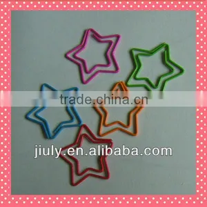Colorful Star PET Coated Fancy Creative Shape Paper Clips thumbnail-1