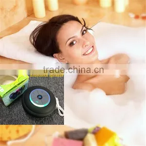 3.0 Waterproof Outdoor Bluetooth Shower Speaker, 6hrs of Playtime Mini Speaker With Led Light thumbnail-1