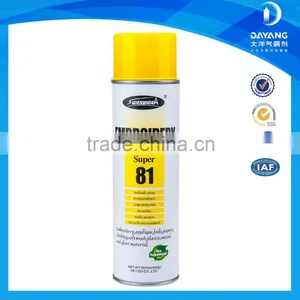 Strong Adhesiveness Embroidery Spray Contact Nylon Fabric Adhesive For Garment thumbnail-1