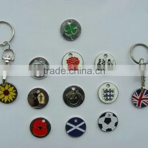 Supermarket Plastic Shopping Cart Coin Shopping Trolley Coin thumbnail-5