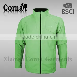 2016 Men's Cheap Plus Size Green Soft and Warm Fleece Jacket thumbnail-1