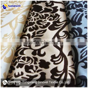 100%polyester Burnout Fabric/1MM ef Velboa/upholstery thumbnail-1