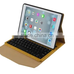 PU Leather Case With Wireless Keyboard for Tablet pc IPad Air-IP205F thumbnail-1
