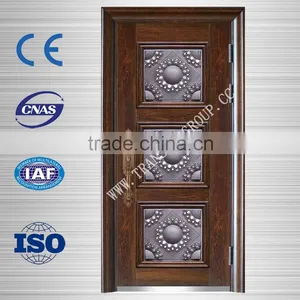 Main Entrance Steel Security Single Leaf Door thumbnail-1