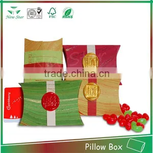 Texture Paper Pillow Box With Pet Window thumbnail-1