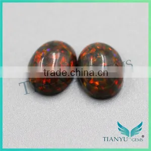 Wholesales Gemstone Processing Synthetic Clear Green Common Opal Rough Gemstone Raw Material thumbnail-4
