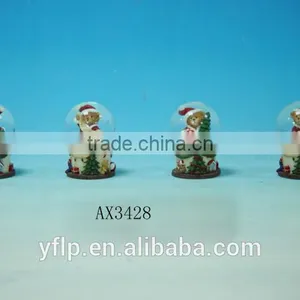 Polyresin Teddy Beer Snow Globe, Christmas Style's Gift thumbnail-1