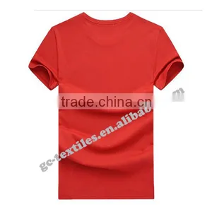 Discharging Printed Round-collar Men's Short Sleeve T-shirts thumbnail-2