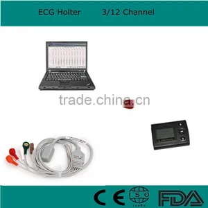Hot Selling CE Approved ECG Holter Recorder System Holter Monitor Analysis Software by USB for Cardiac thumbnail-1