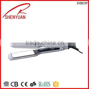 New Design Hair Straightener Hair Crimper PTC Heater Flat Irons Colorful Wholesale Pro Titanium Plate thumbnail-1