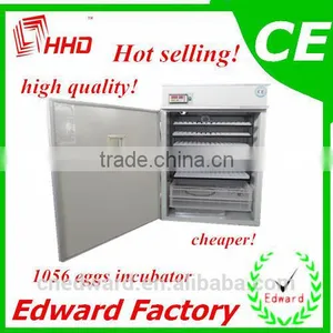 HHD Best Price High Hatching Rate China Industrial Cheap Egg Incubator for Sale for Hatching 1000 Eggs CE Approved thumbnail-1