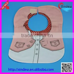 Baby Girl's Best Bib With Printed Tie and Vest thumbnail-1
