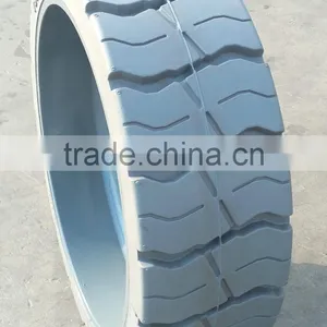 26 ft Narrow Electric Scissor Lift 16x5x12 Tire Fill /Type Solid Non-marking Tyre 16x5 for Genie GS2630-GS2646 thumbnail-5