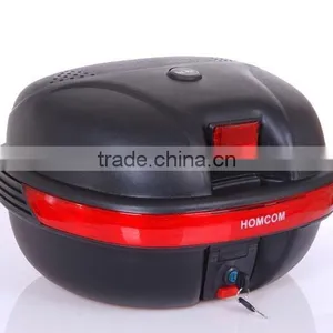 Black Motorcycle Trunk Box, Motorcycle Tail Boxes thumbnail-1