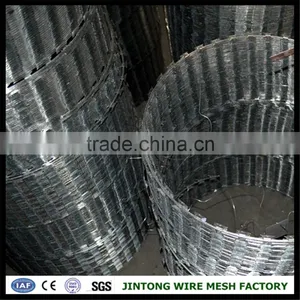 CBT 60 Blade Barb Coil Razor Concertina Wire for Garrison Fence thumbnail-3