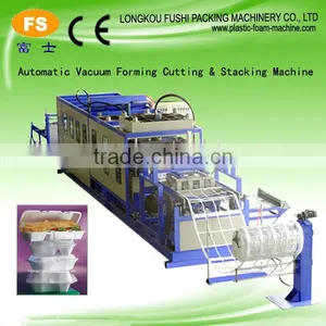 Full-Automatic PS Disposable Fast Food Box Vacuume Forming Machine With CE Certificate thumbnail-1